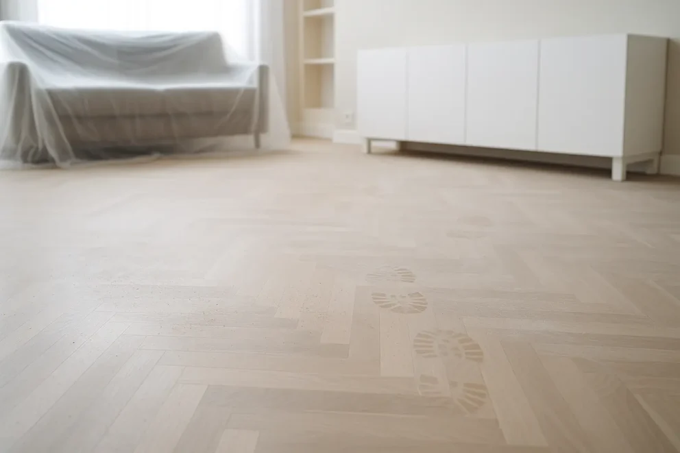 Byggdam vid renovering hemma