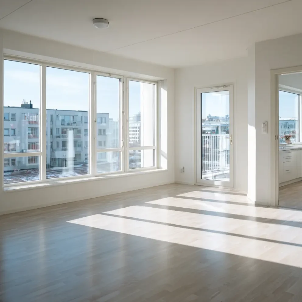 Luftig, nystädad lägenhet